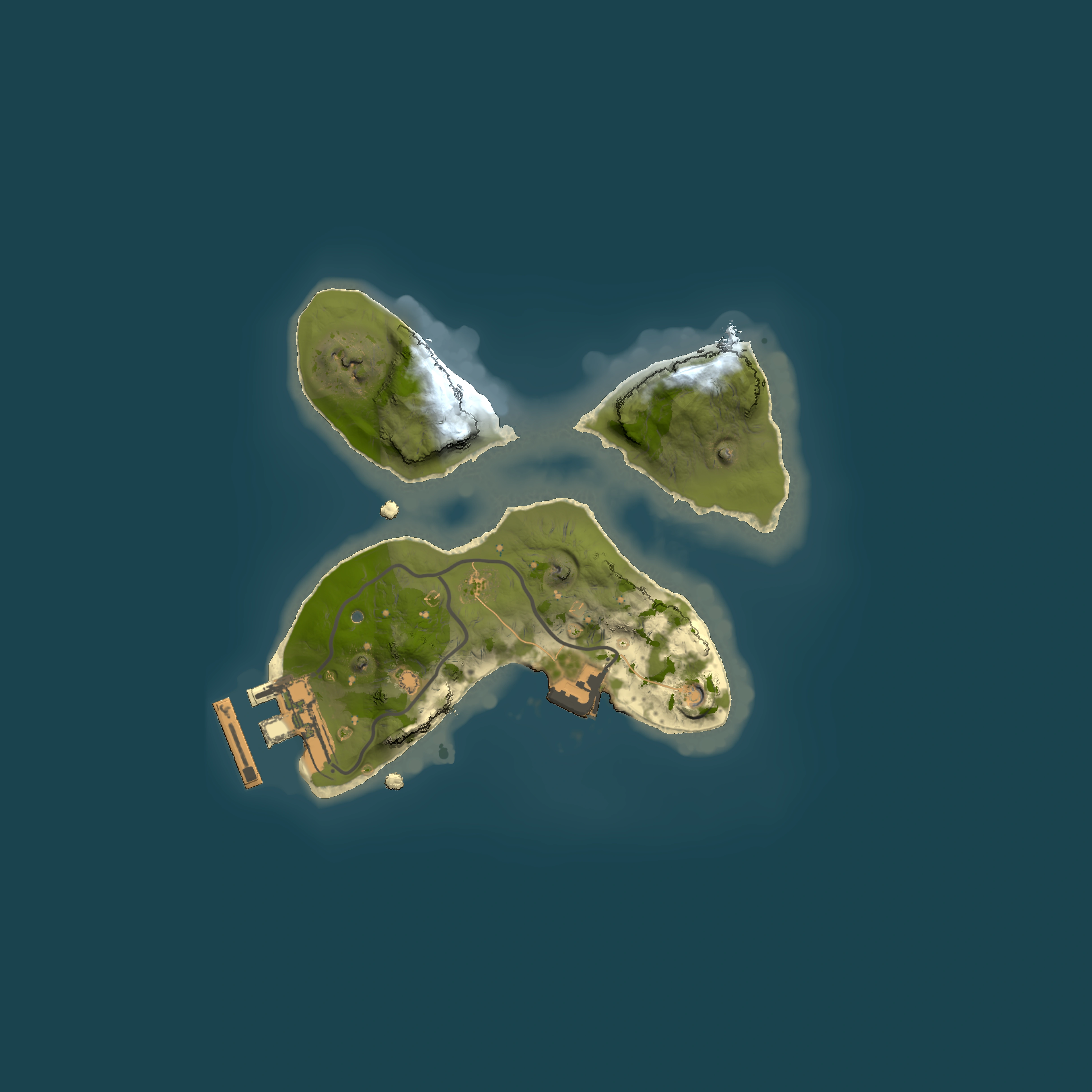 Full top-down render of Rust map seed 537662471, 1500x1500m