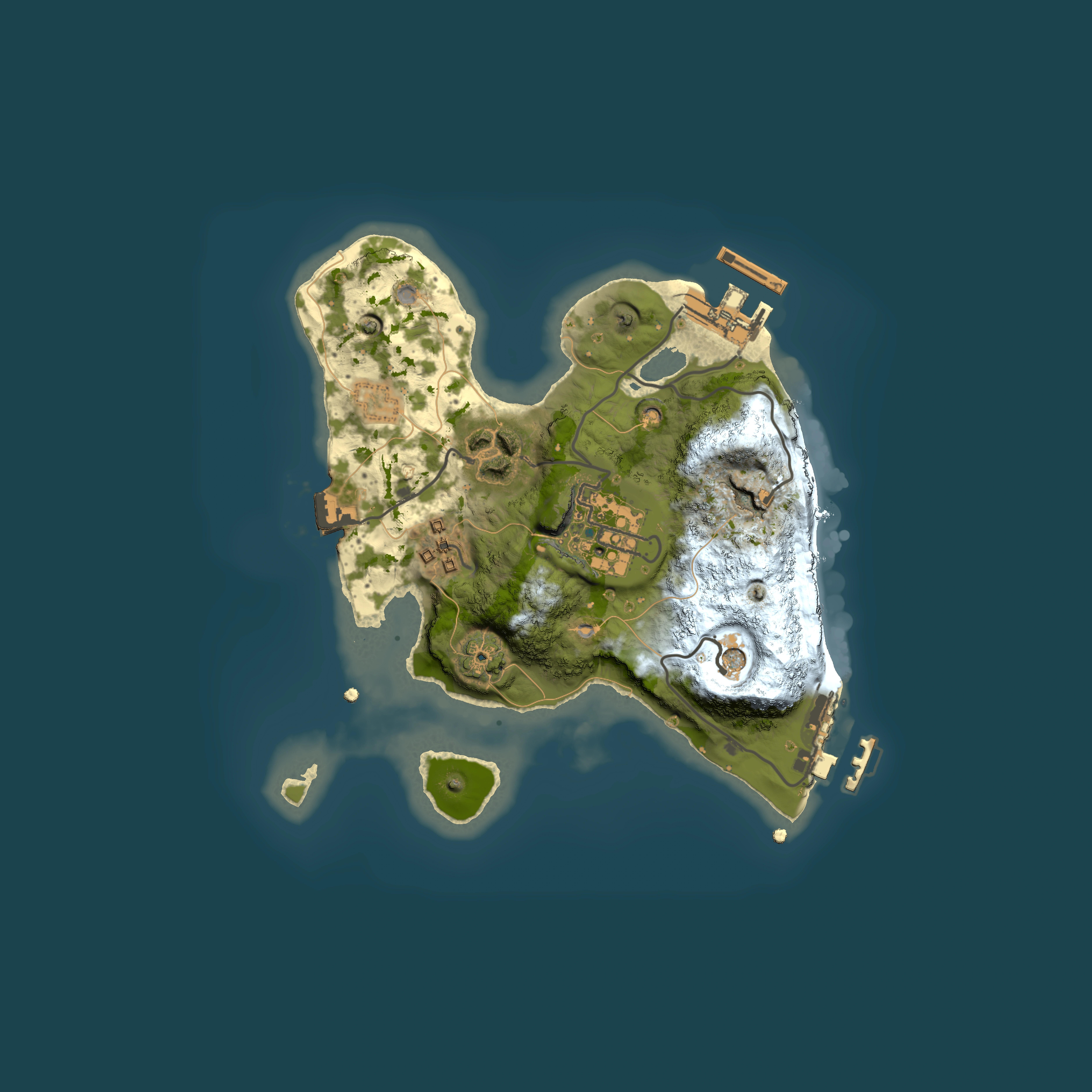 Full top-down render of Rust map seed 896056733, 2000x2000m