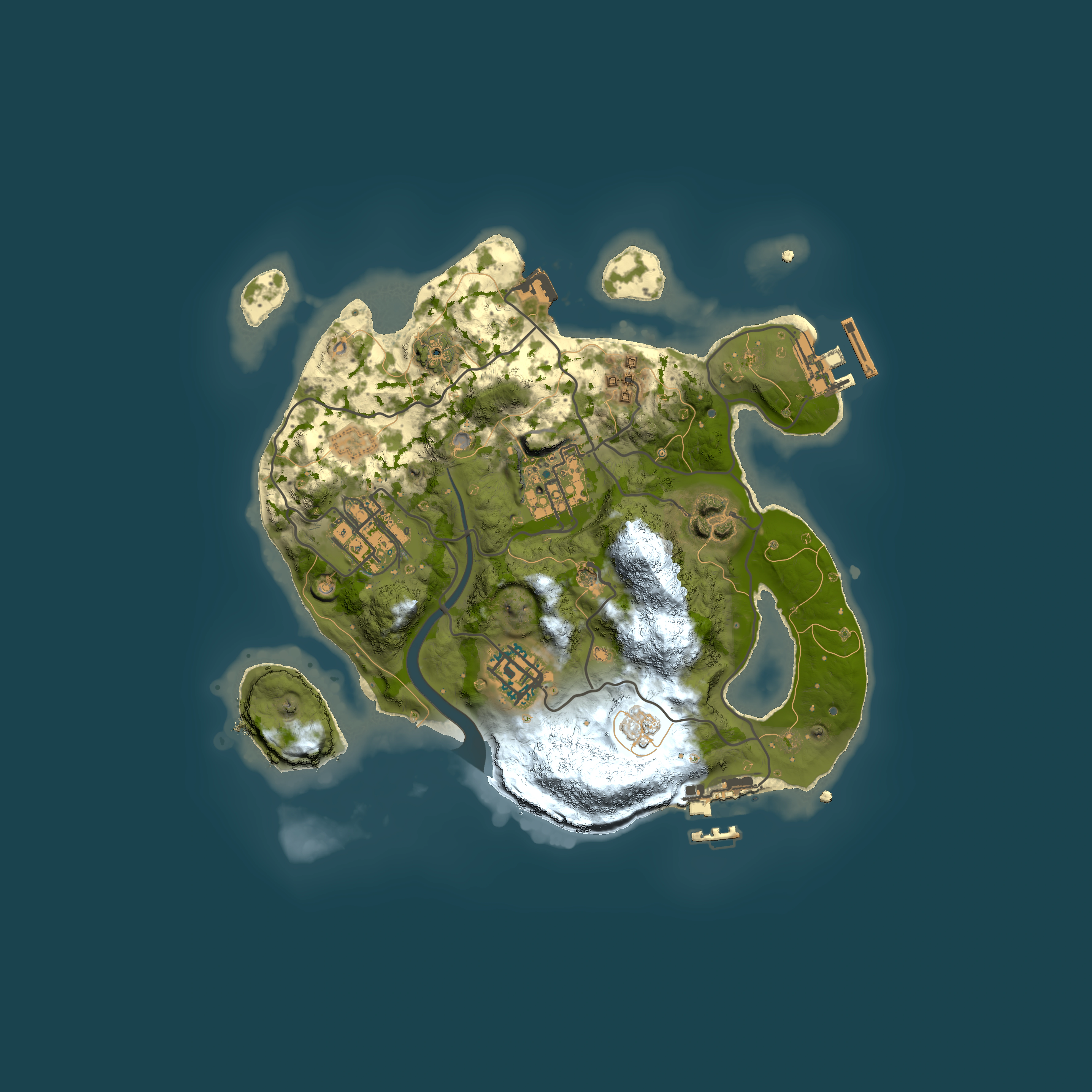 Full top-down render of Rust map seed 115622684, 2500x2500m