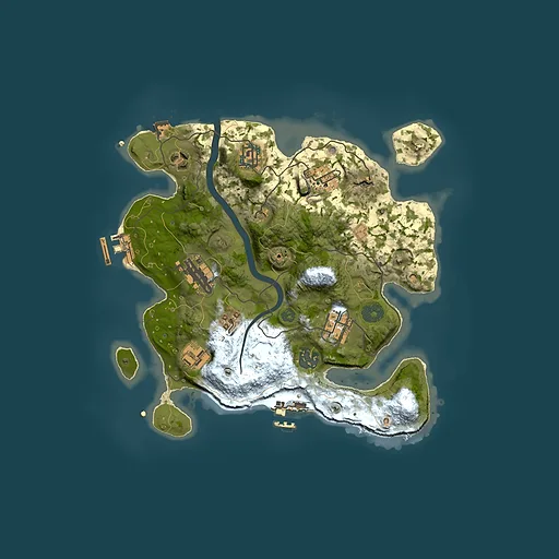 Rust map seed 1992048331, 3000x3000m top-down preview