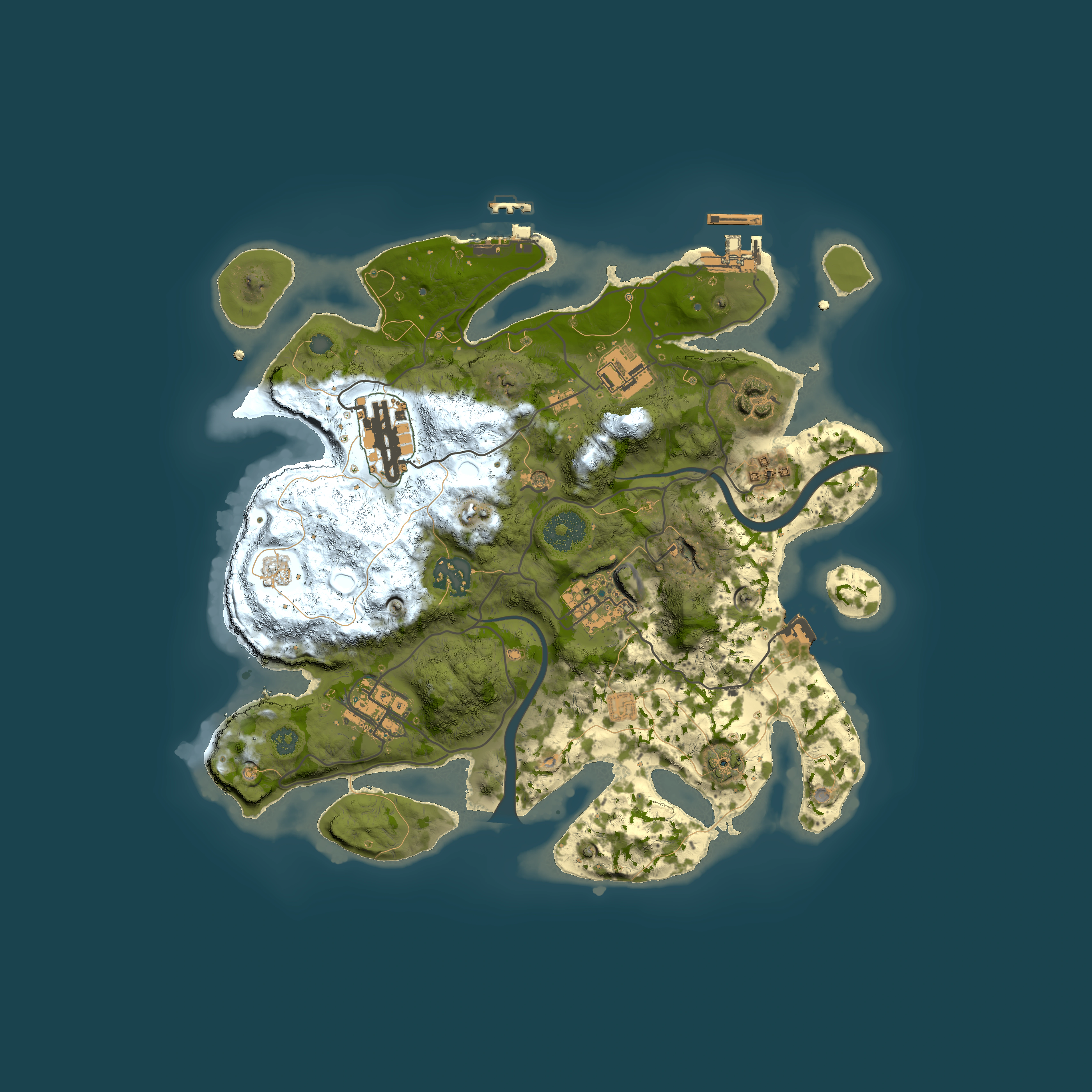 Full top-down render of Rust map seed 968060995, 3000x3000m