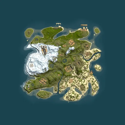 Rust map seed 968060995, 3000x3000m top-down preview
