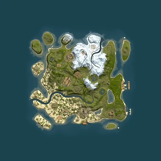 Rust map seed 1289306311, 3000x3000m top-down preview