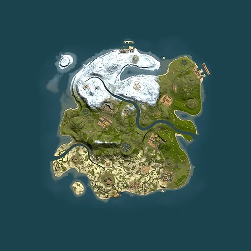 Rust map seed 771275489, 3000x3000m top-down preview