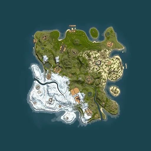 Rust map seed 1771584125, 3500x3500m top-down preview