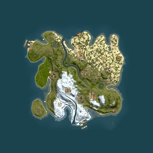 Rust map seed 31117631, 3000x3000m top-down preview