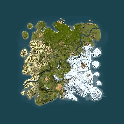 Rust map seed 1246559773, 4000x4000m top-down preview