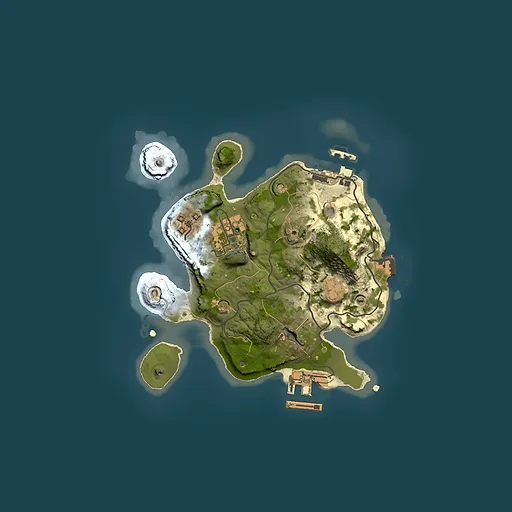 Rust map seed 1518405994, 2000x2000m top-down preview