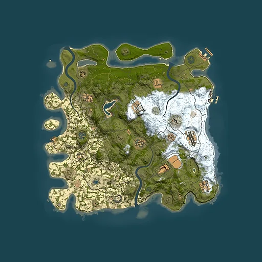 Rust map seed 1567682681, 4000x4000m top-down preview