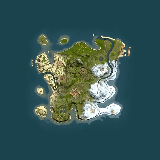 Rust map seed 1847859016, 2500x2500m top-down preview
