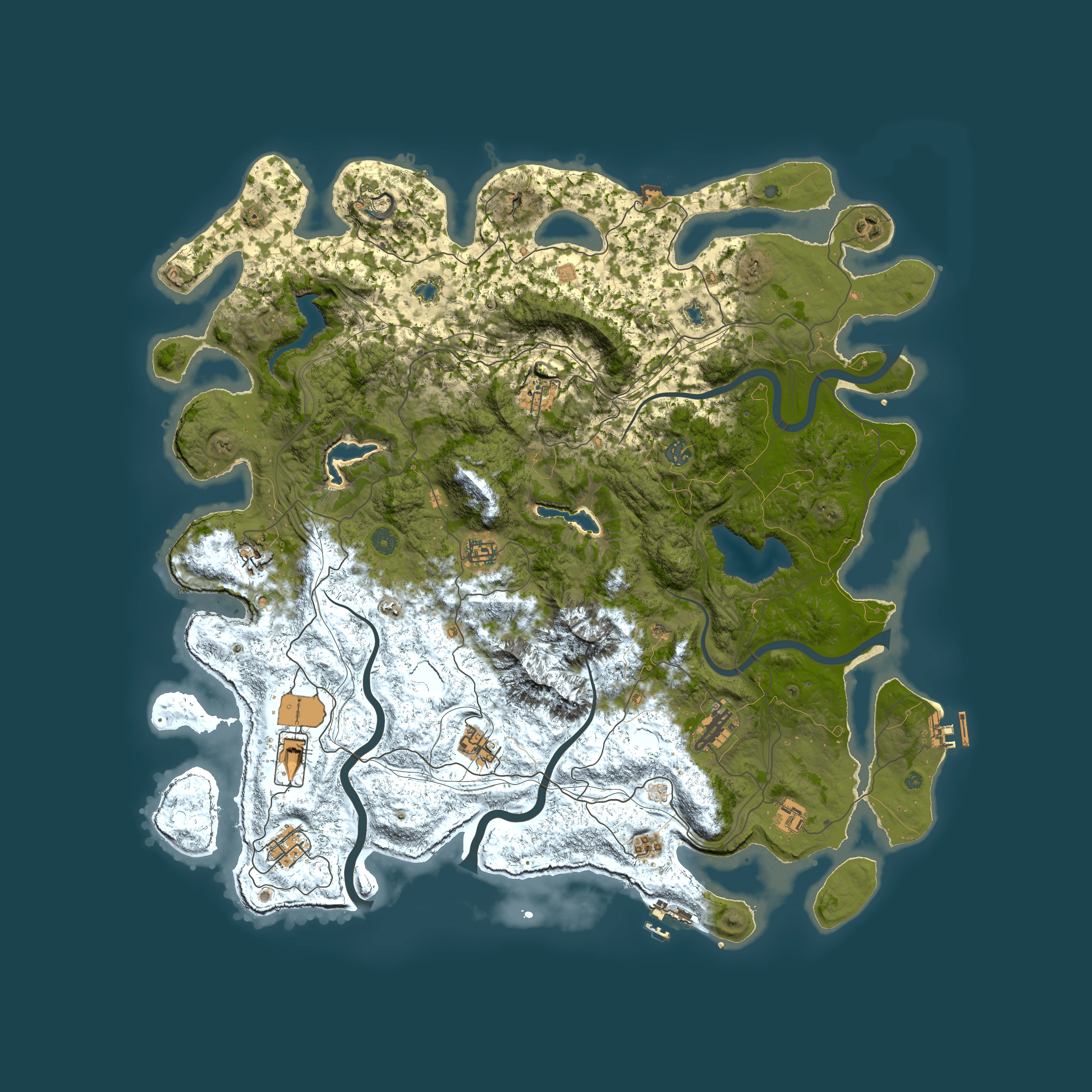 Full top-down render of Rust map seed 1339703967, 5000x5000m