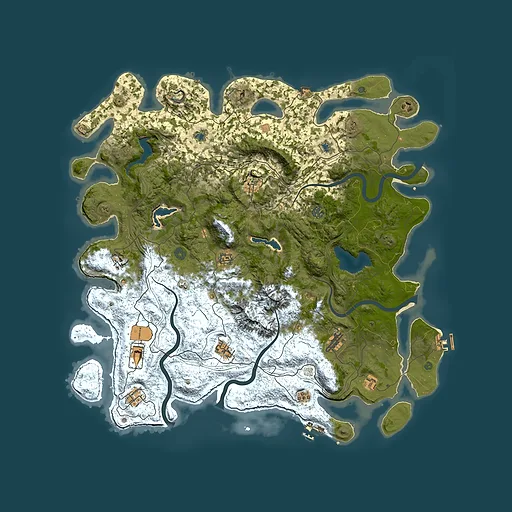 Rust map seed 1339703967, 5000x5000m top-down preview