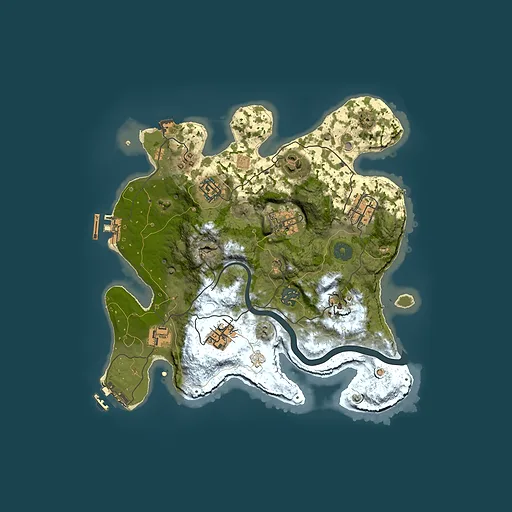 Rust map seed 1005440553, 3000x3000m top-down preview