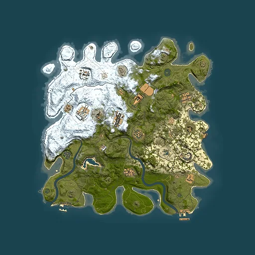 Rust map seed 1093541748, 4000x4000m top-down preview