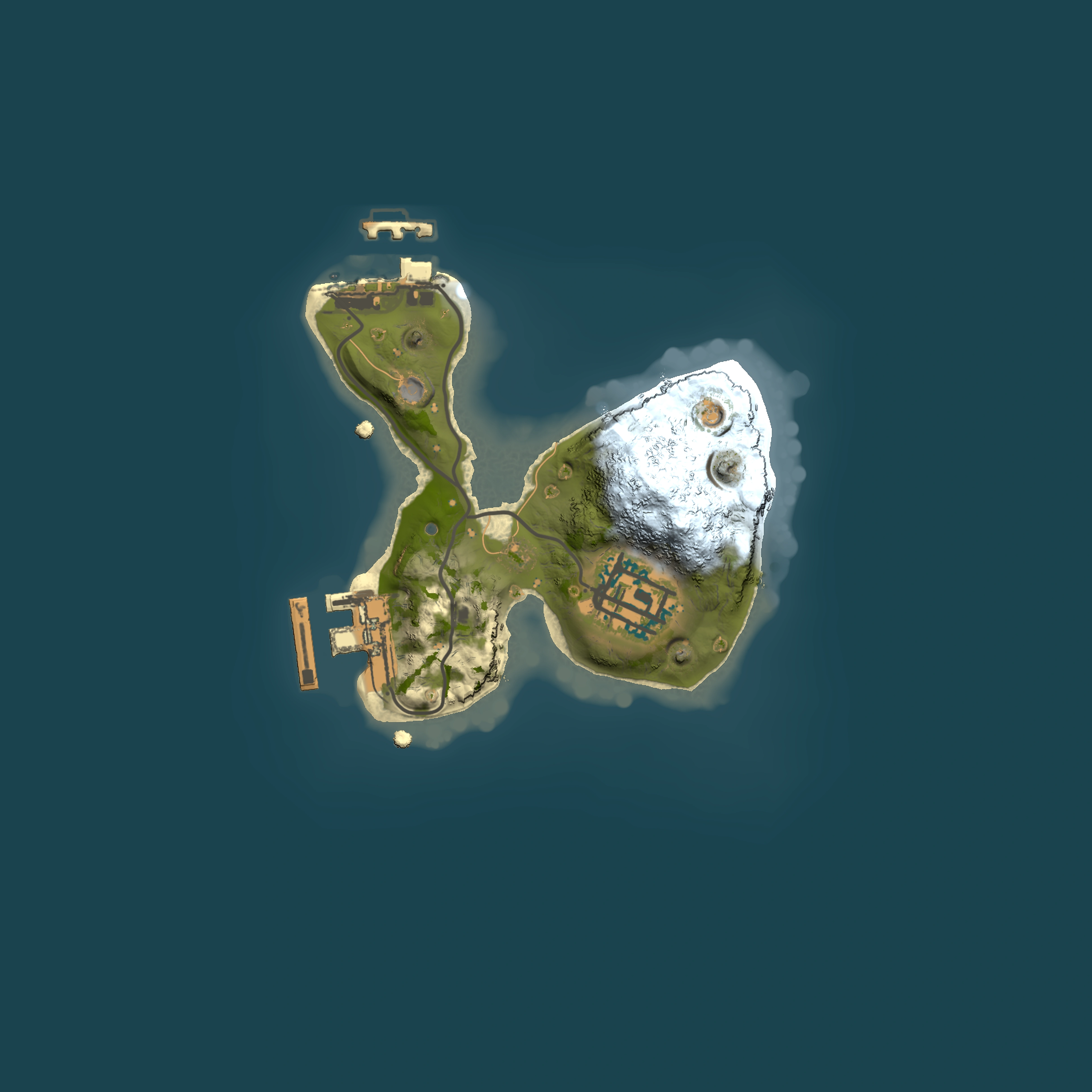 Full top-down render of Rust map seed 601222396, 1500x1500m