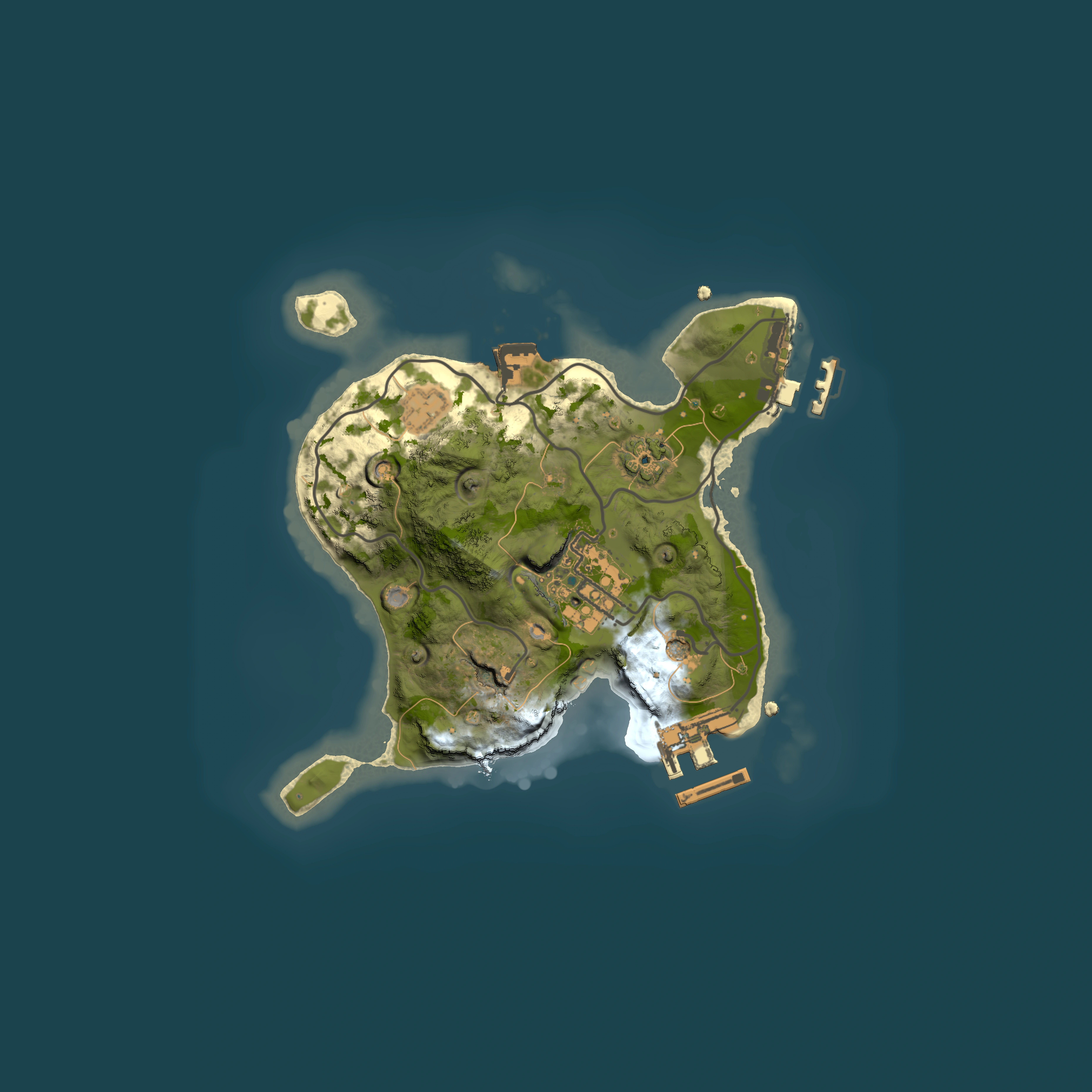 Full top-down render of Rust map seed 314446067, 2000x2000m