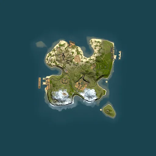 Rust map seed 1009526383, 2000x2000m top-down preview