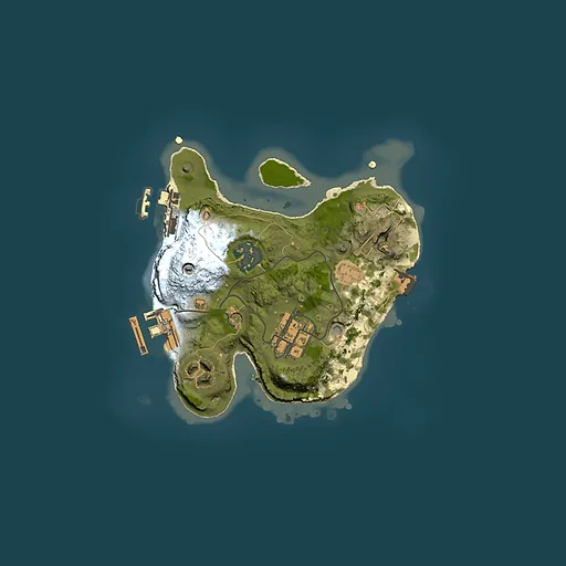 Rust map seed 1683032885, 2000x2000m top-down preview