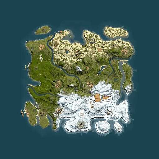 Rust map seed 1838157758, 4000x4000m top-down preview