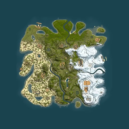 Rust map seed 1966648531, 4000x4000m top-down preview
