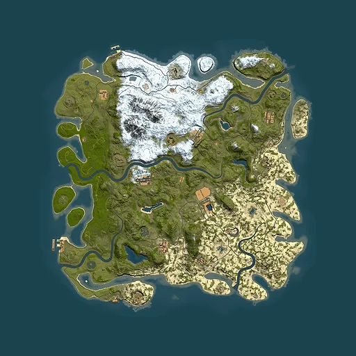 Rust map seed 859835710, 5000x5000m top-down preview