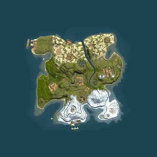 Rust map seed 1783438810, 2500x2500m top-down preview