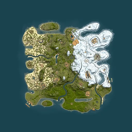 Rust map seed 349640722, 4000x4000m top-down preview