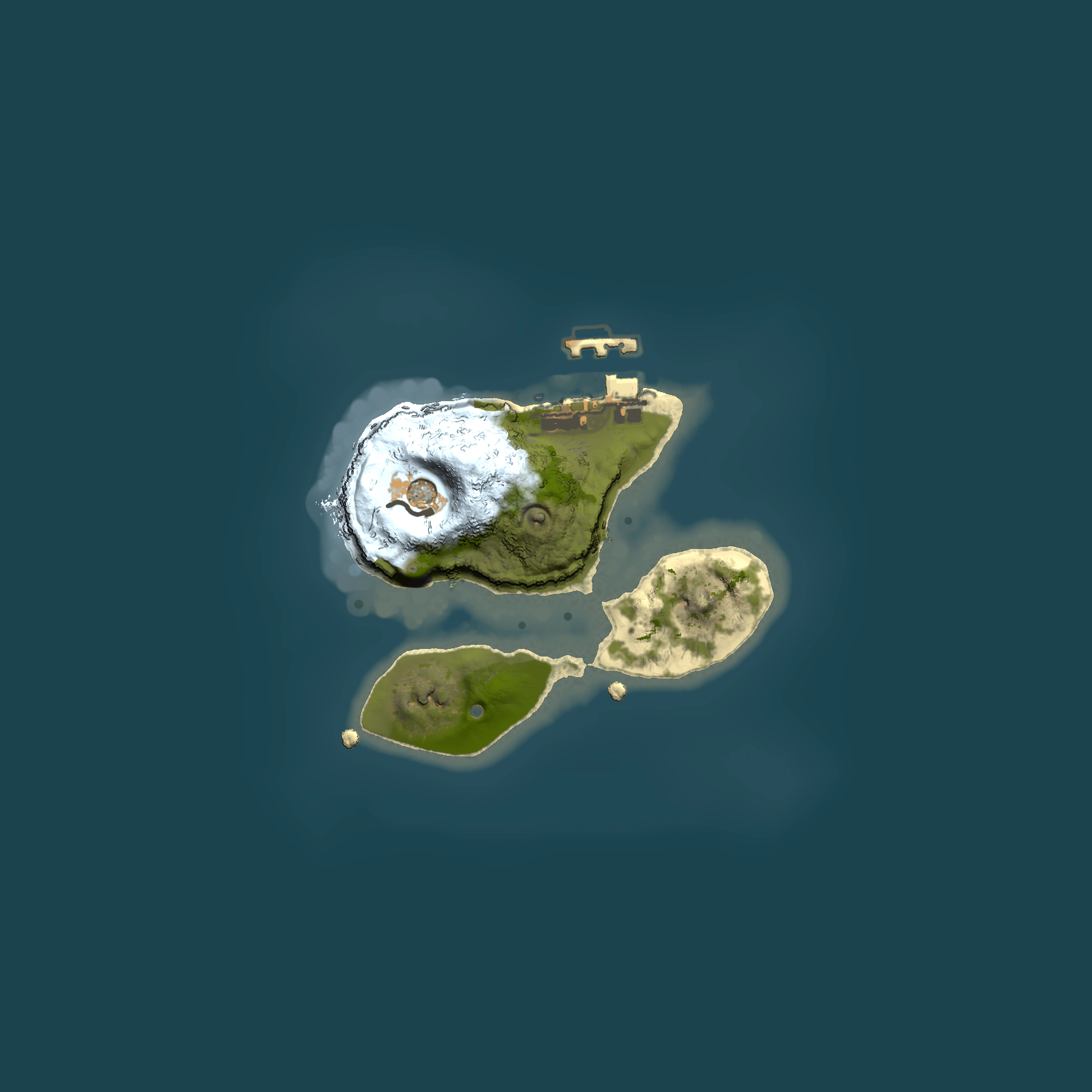 Full top-down render of Rust map seed 1372444064, 1500x1500m
