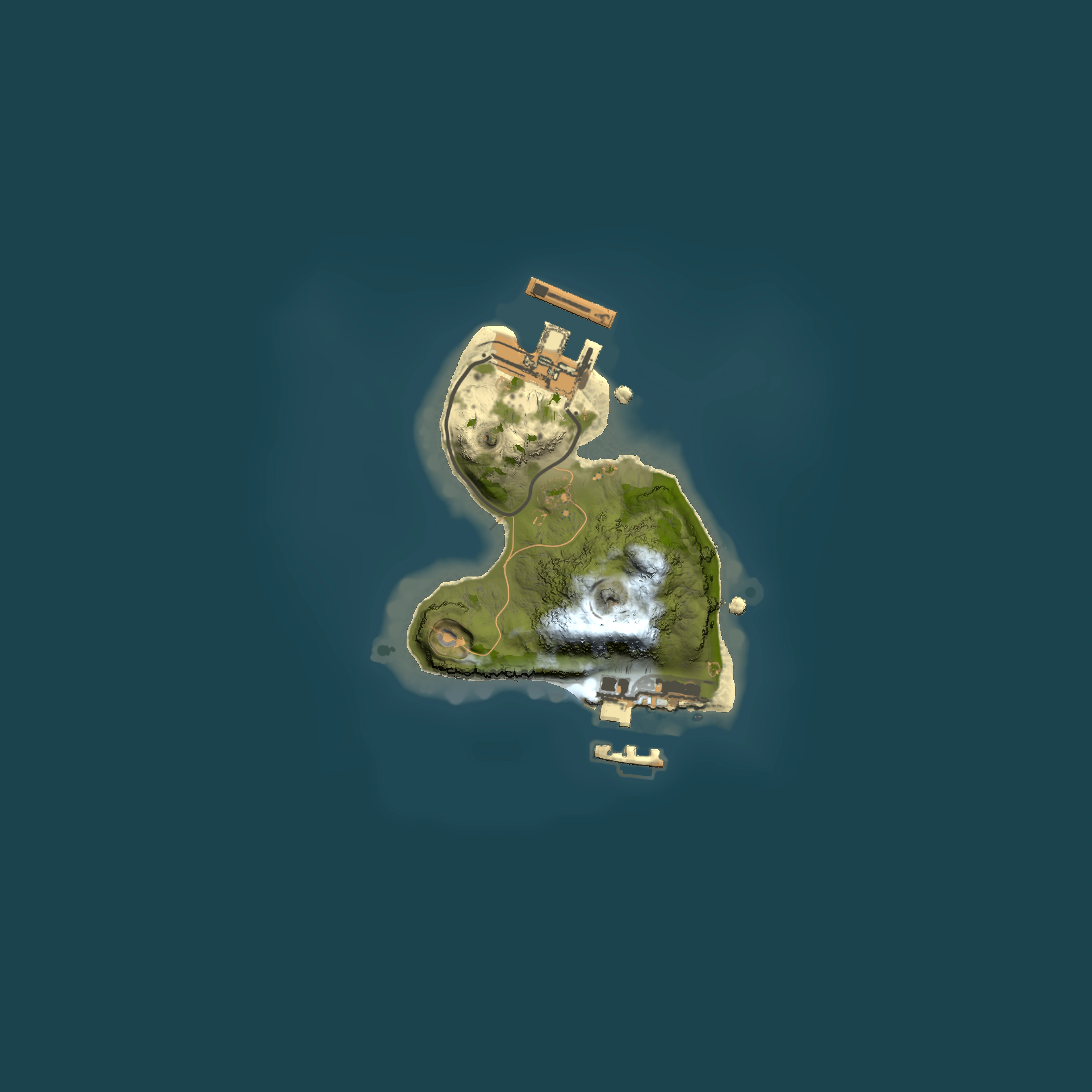 Full top-down render of Rust map seed 352903634, 1500x1500m