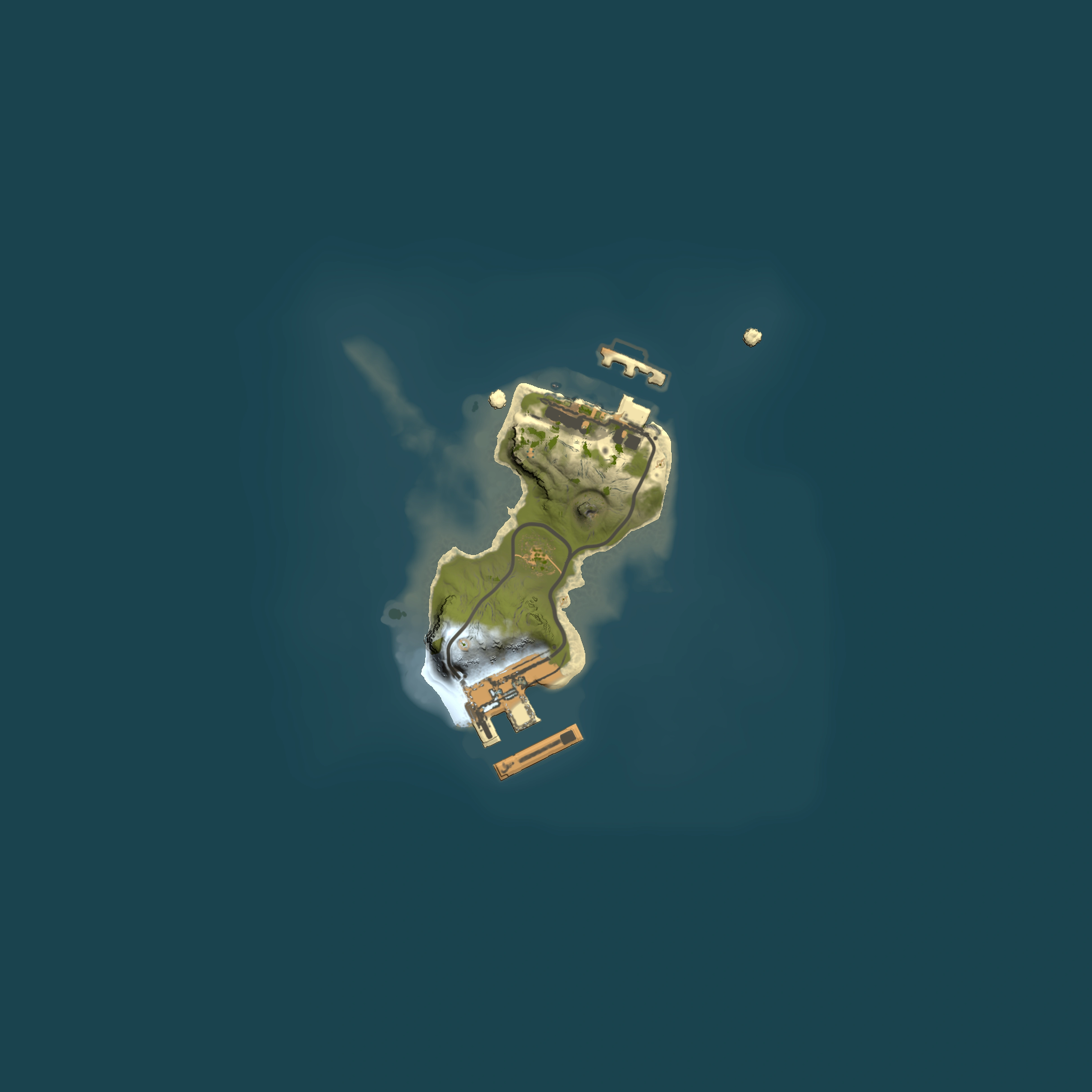Full top-down render of Rust map seed 1938848444, 1500x1500m