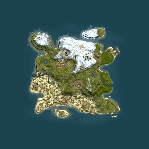 Rust map seed 1521524280, 3000x3000m top-down preview