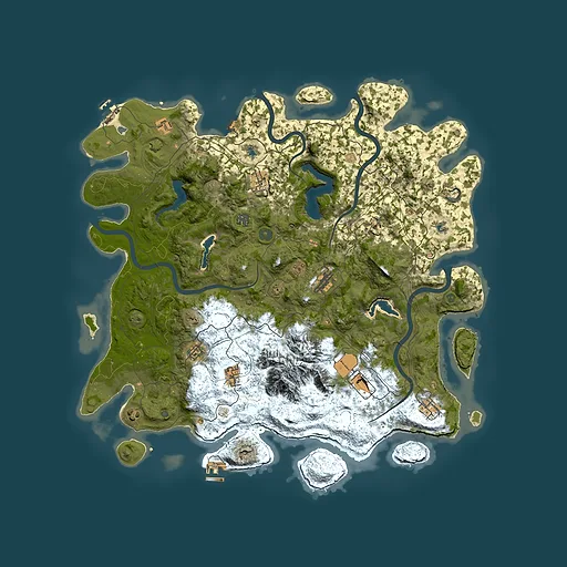 Rust map seed 894326056, 5000x5000m top-down preview