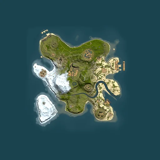 Rust map seed 1507913533, 2500x2500m top-down preview