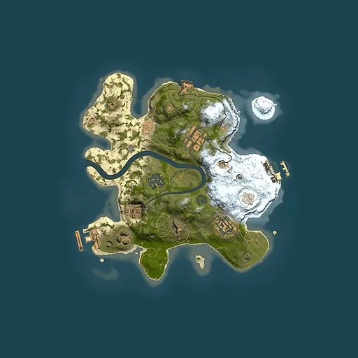 Rust map seed 1667753027, 2500x2500m top-down preview