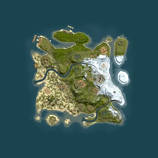 Rust map seed 1896345650, 3000x3000m top-down preview