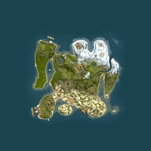 Rust map seed 1520299181, 2500x2500m top-down preview
