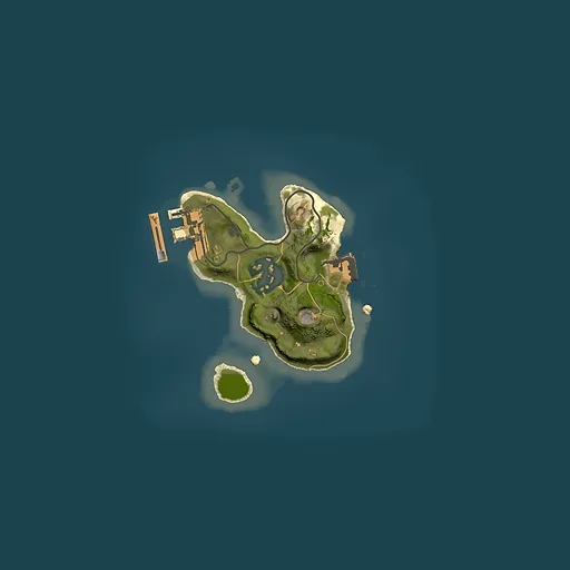 Rust map seed 218397966, 1500x1500m top-down preview