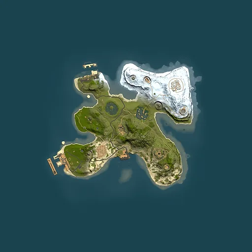 Rust map seed 991051515, 2000x2000m top-down preview