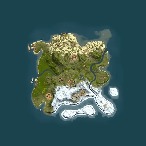 Rust map seed 935516040, 3000x3000m top-down preview