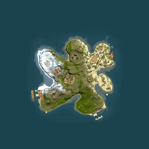 Rust map seed 1004936858, 2000x2000m top-down preview