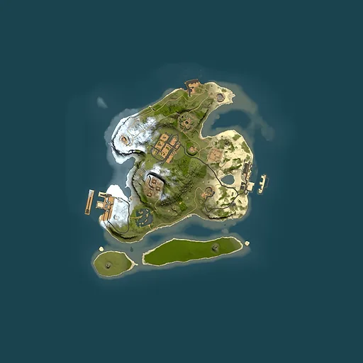 Rust map seed 499442263, 2000x2000m top-down preview