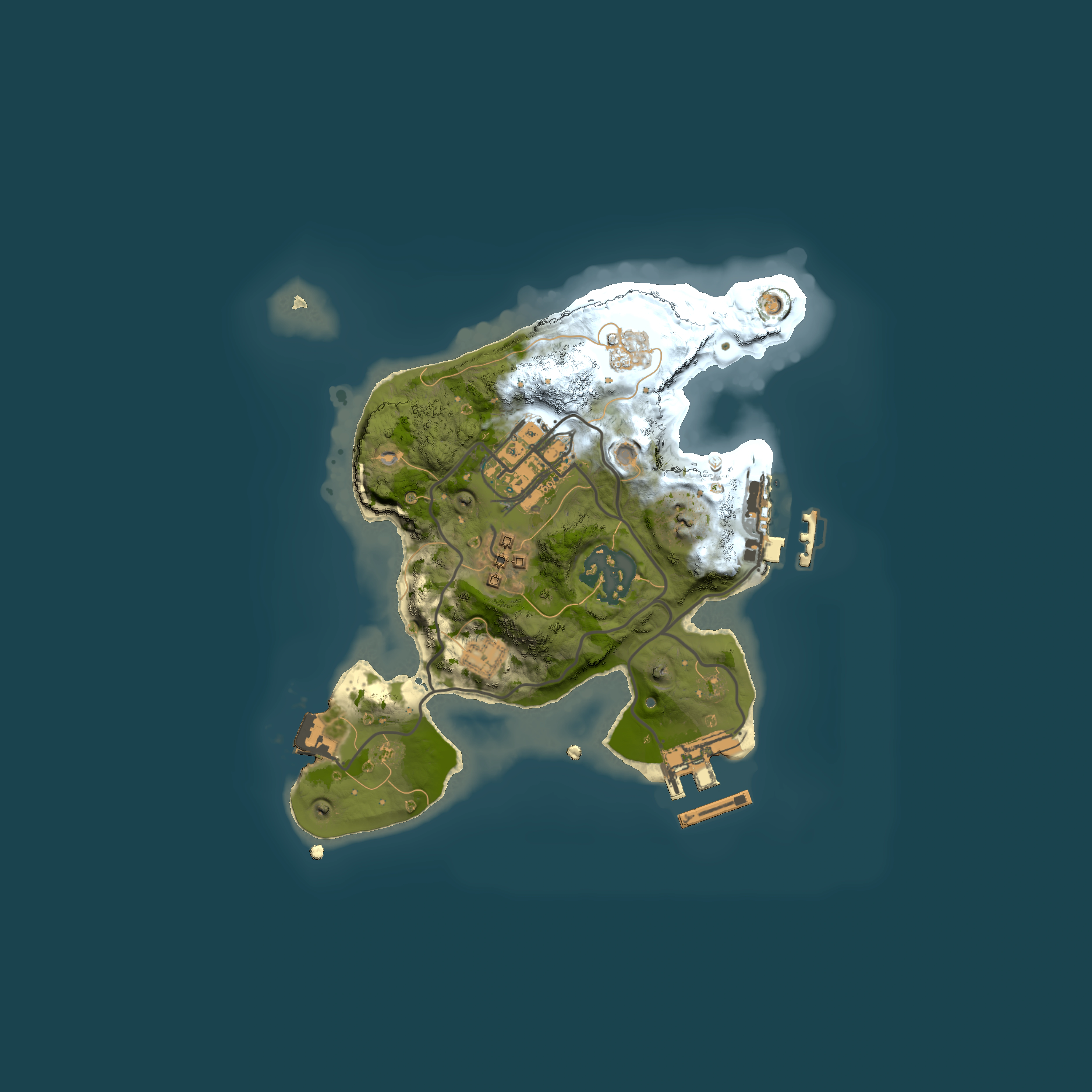 Full top-down render of Rust map seed 424792243, 2000x2000m