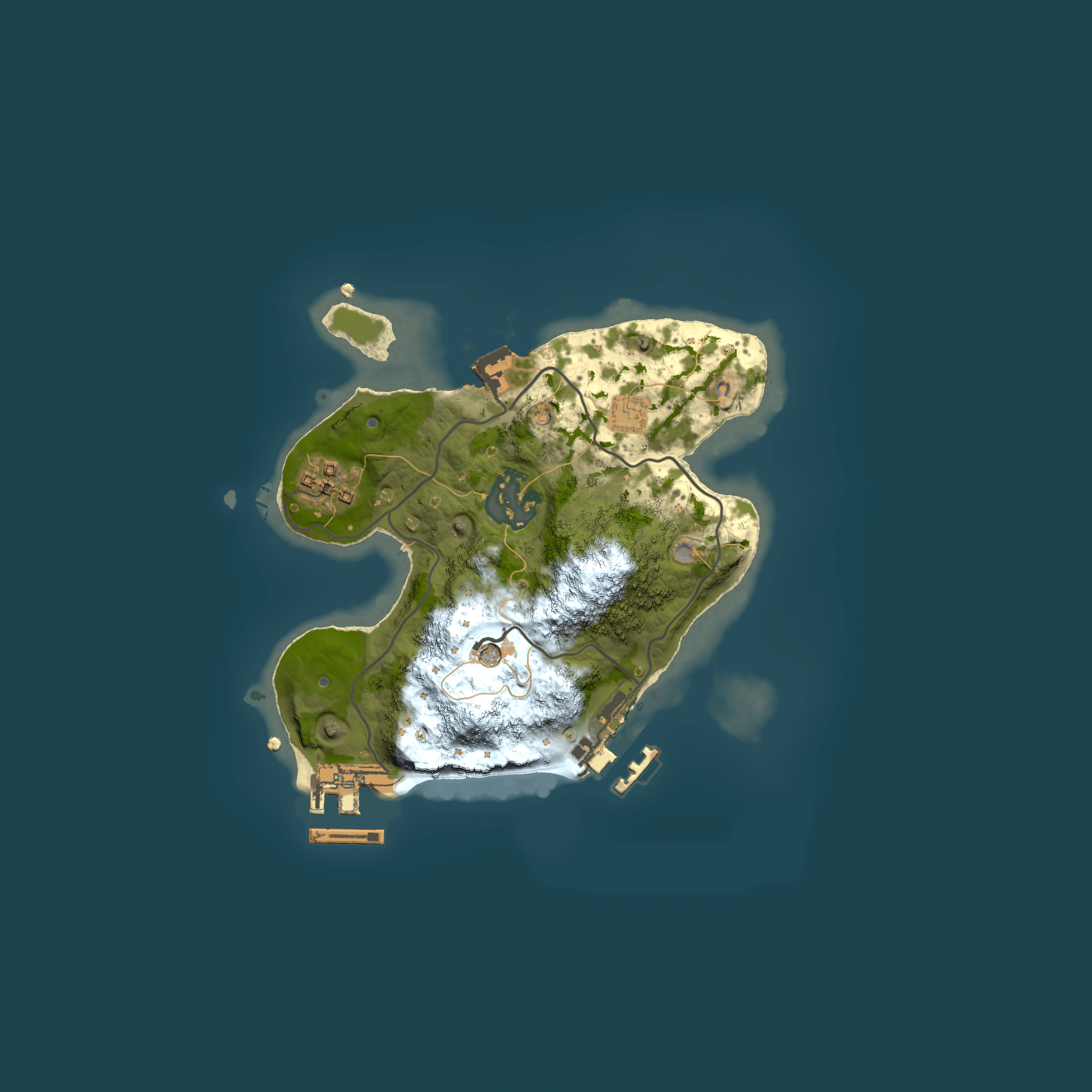 Full top-down render of Rust map seed 1801193972, 2000x2000m