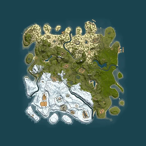 Rust map seed 1183120291, 4500x4500m top-down preview