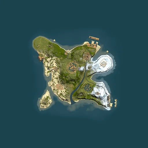 Rust map seed 949080066, 2100x2100m top-down preview