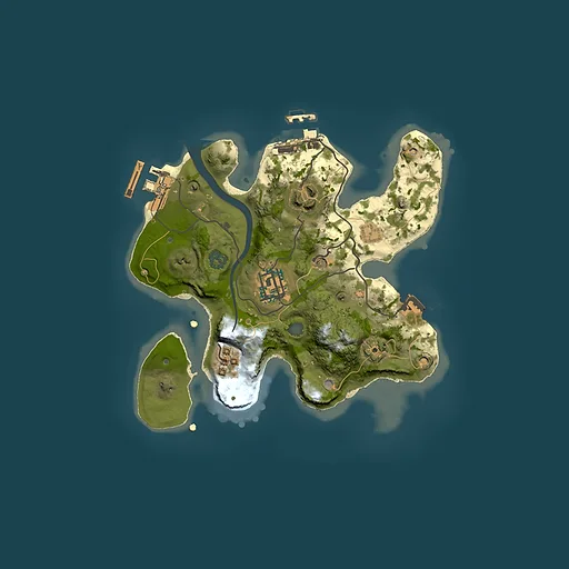Rust map seed 321771011, 2100x2100m top-down preview