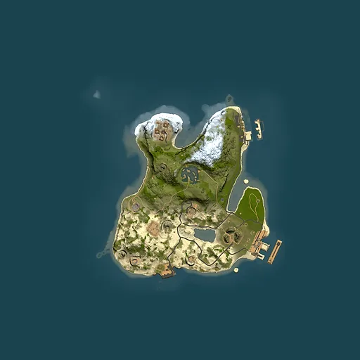 Rust map seed 69683908, 2000x2000m top-down preview