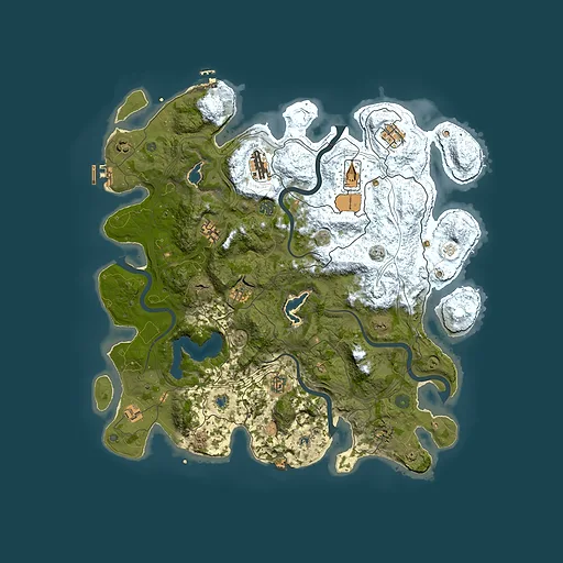 Rust map seed 423446671, 4500x4500m top-down preview