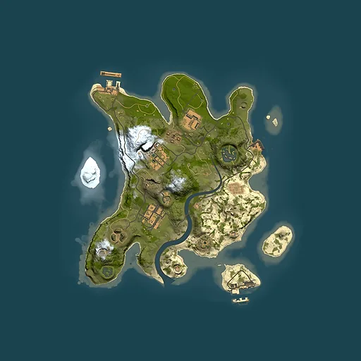 Rust map seed 978367989, 2500x2500m top-down preview