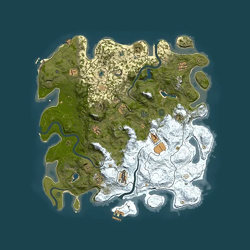Rust map seed 1146769109, 4500x4500m top-down preview